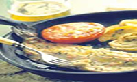 Grilled Fish Topped with Parmesan